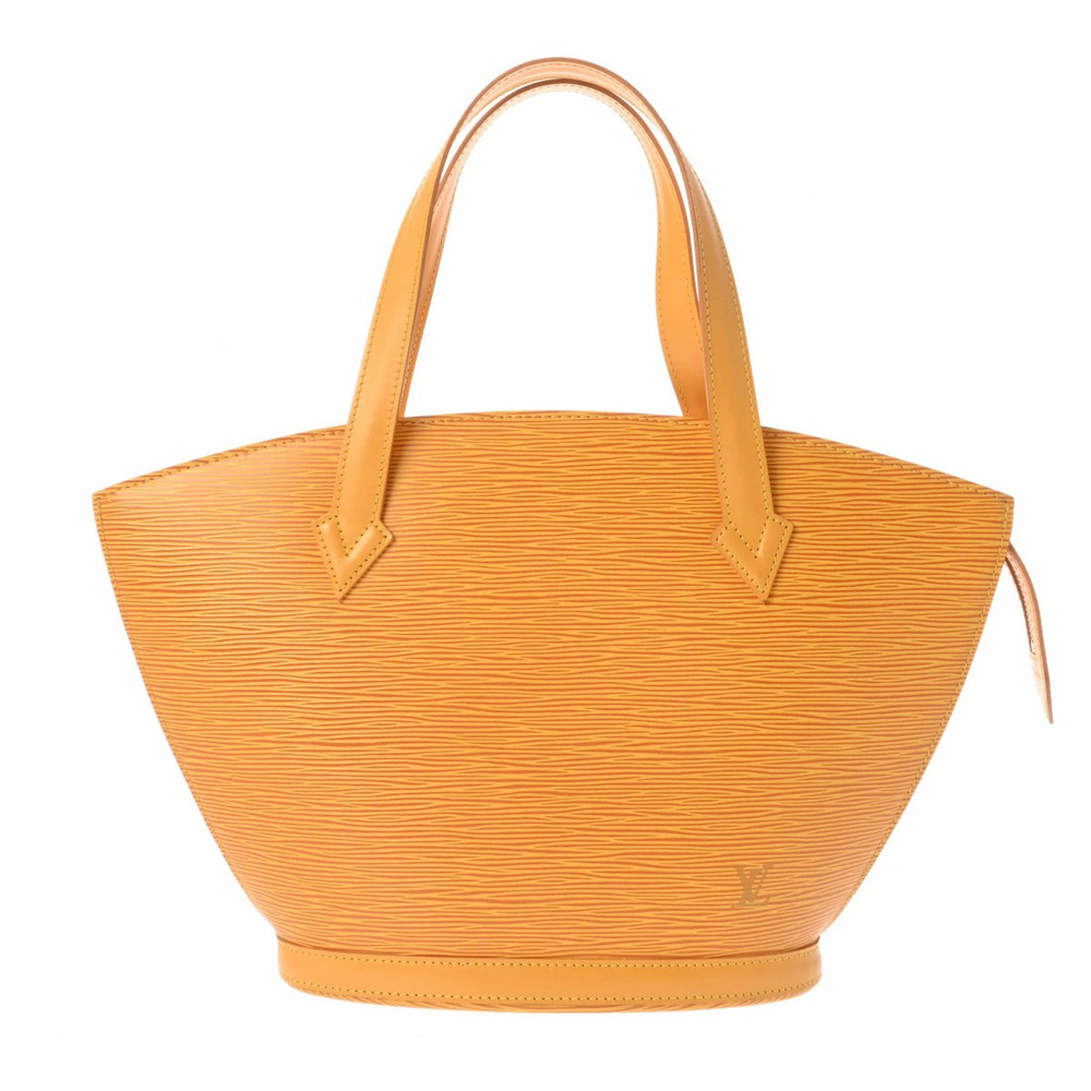 LOUIS VUITTON Epi Saint Jacques Tassili Yellow Leather Handbag